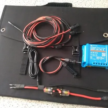 Kit solar portátil Modulo 3x40W Versão Overland/TTTuristico/Campers